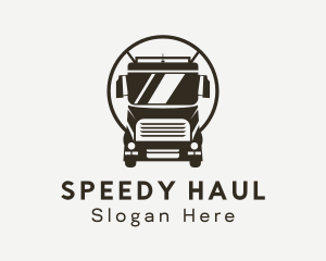 Trailer Trucking Vehicle logo