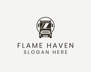 Trailer Trucking Vehicle logo design