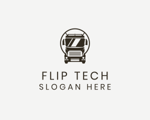 Trailer Trucking Vehicle logo design