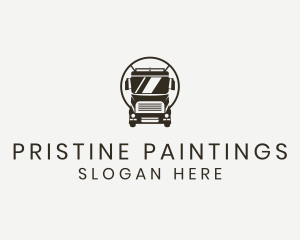 Trailer Trucking Vehicle logo design