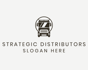 Trailer Trucking Vehicle logo