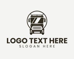 Trailer Trucking Vehicle logo