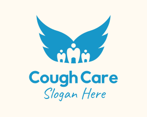 Dental Care Wings logo design