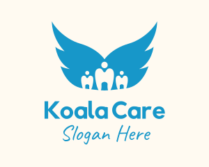 Dental Care Wings logo design