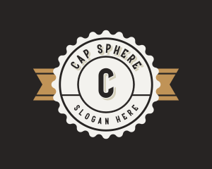 Retro Bottle Cap Business logo