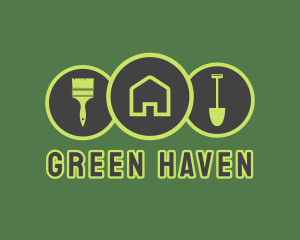 Home Yard Garden Maintenance logo design