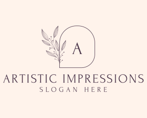 Feminine Floral Cosmetics Spa logo design