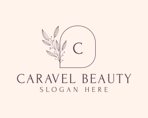 Feminine Floral Cosmetics Spa logo design