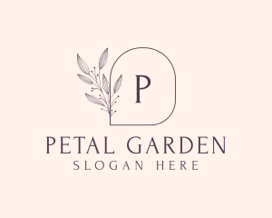 Feminine Floral Cosmetics Spa logo design