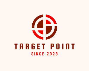 Round Geometric Target logo design