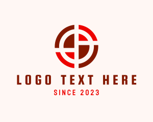 Sensor - Round Geometric Target logo design