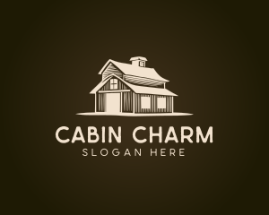 Wooden Cabin House logo