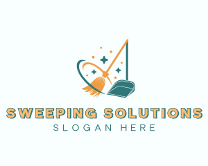 Housekeeping Broom Cleaning logo