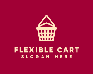 Online Shop Basket logo design