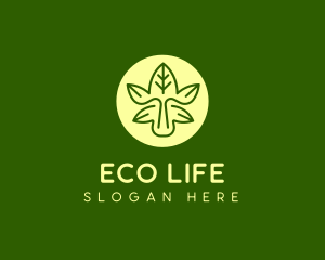 Farming Eco Leaves logo design