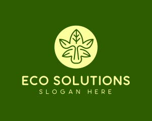 Farming Eco Leaves logo design