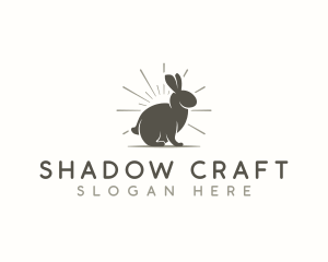 Bunny Rabbit Silhouette logo design