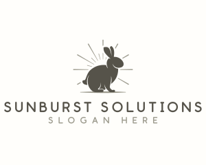 Bunny Rabbit Silhouette logo