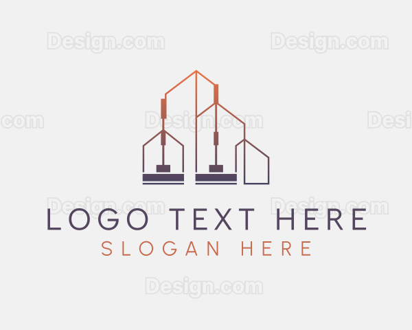 Gradient Building Sweeper Logo