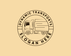 Truck Cargo Logistics logo design