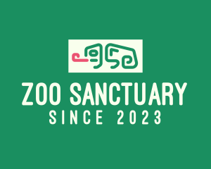 Wildlife Iguana Zoo logo design