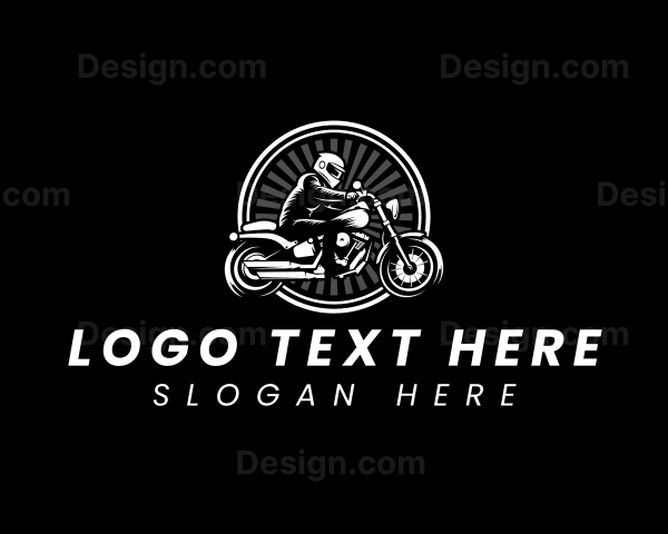 Motorcycle Touring Rider Logo