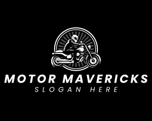 Motorcycle Touring Rider logo design