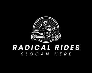 Motorcycle Touring Rider logo design