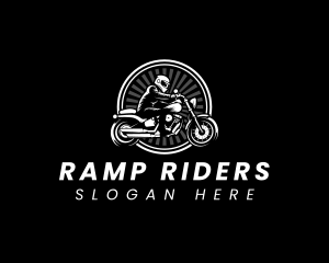 Motorcycle Touring Rider logo design