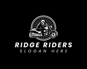 Motorcycle Touring Rider logo design