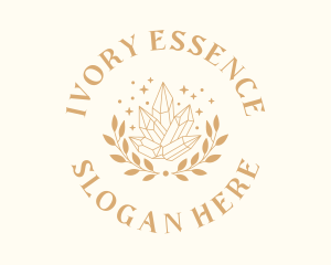 Luxury Crystal Wreath logo