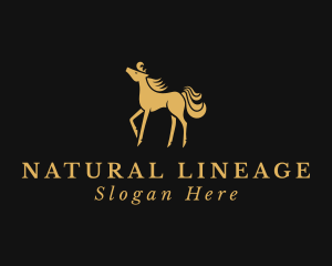 Golden Equine Horse logo