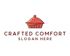 Cherry Pie Dessert logo design