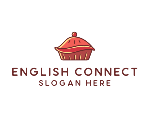 Cherry Pie Dessert logo design