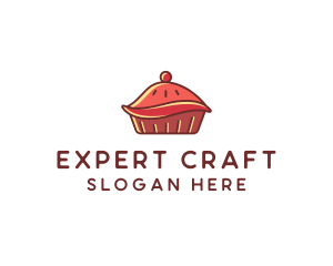 Cherry Pie Dessert logo design