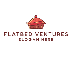 Cherry Pie Dessert logo design