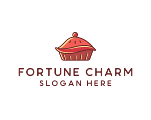 Cherry Pie Dessert logo design