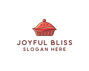 Cherry Pie Dessert logo design