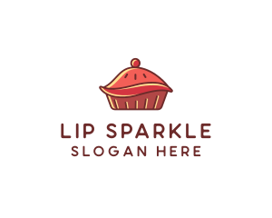 Cherry Pie Dessert logo design