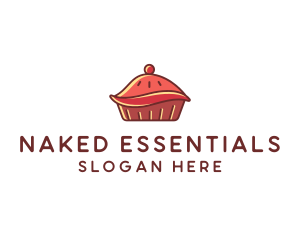 Cherry Pie Dessert logo design