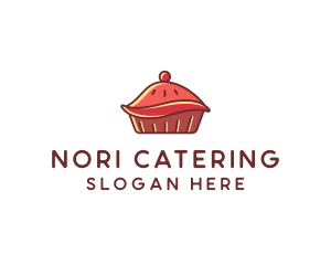 Cherry Pie Dessert logo design