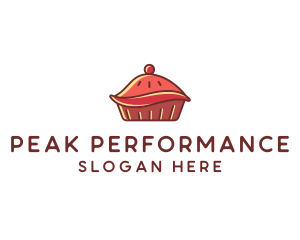 Cherry Pie Dessert logo design