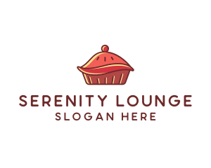 Cherry Pie Dessert logo design