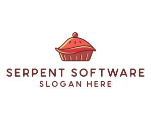 Cherry Pie Dessert logo design