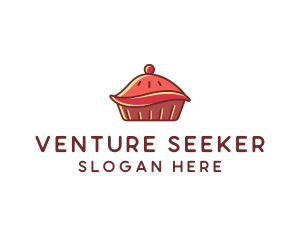 Cherry Pie Dessert logo design