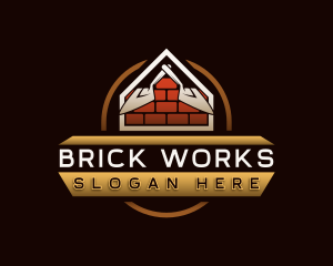 Masonry Brick Construction logo design