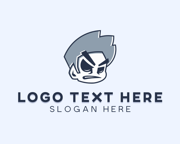 Character logo example 2