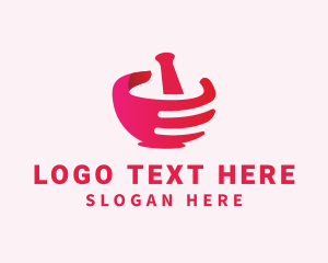 Mortar & Pestle Hand  logo