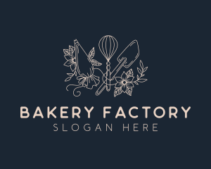 Flower Bakery Confectionery logo design