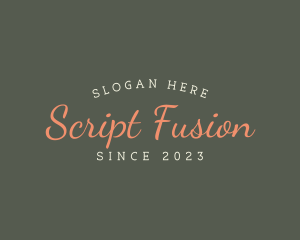 Luxury Script Business logo